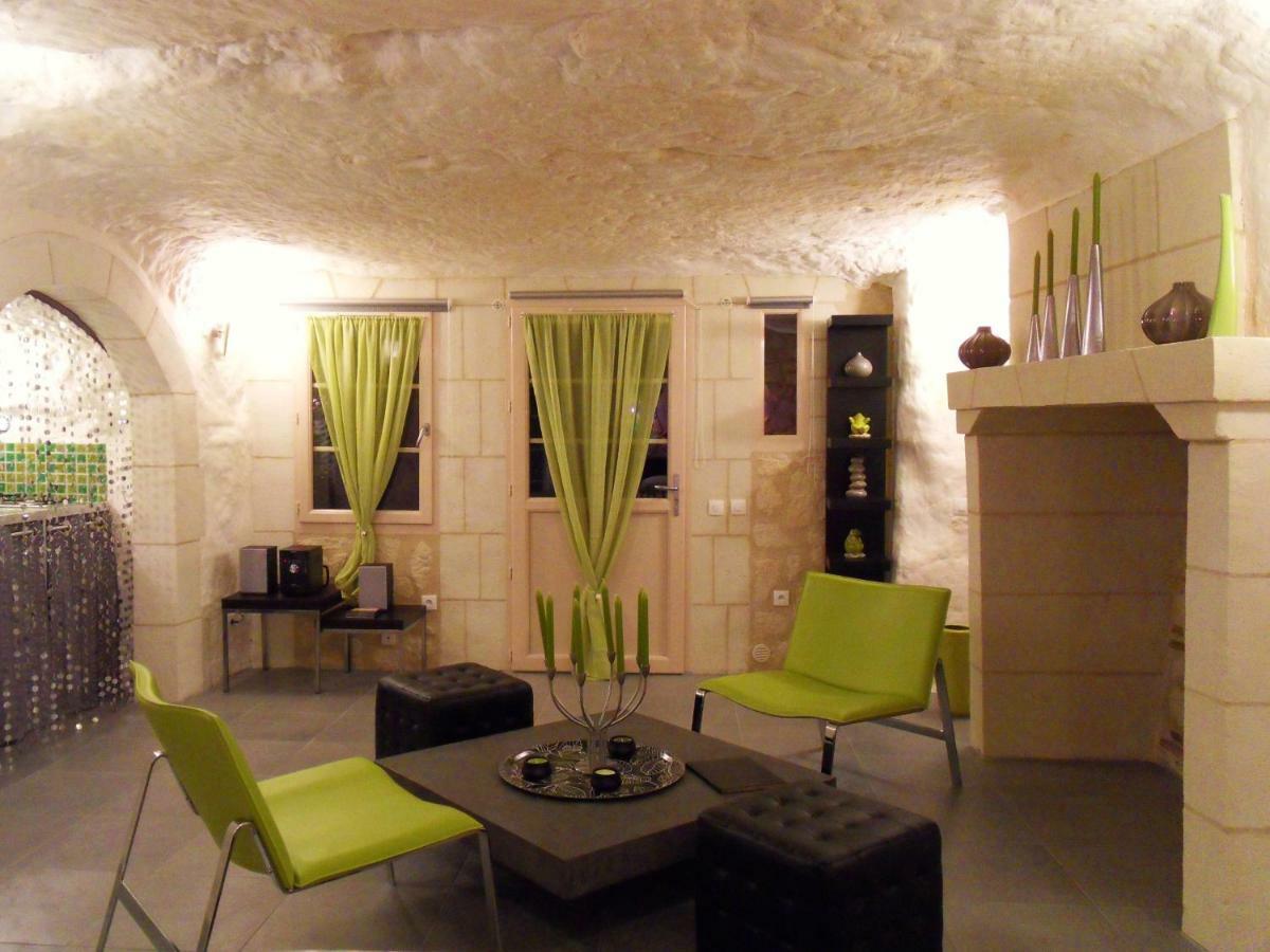 Bed and Breakfast Troglodelice Azay-le-Rideau Esterno foto
